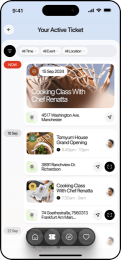 Device mockup showing a UX audit interface